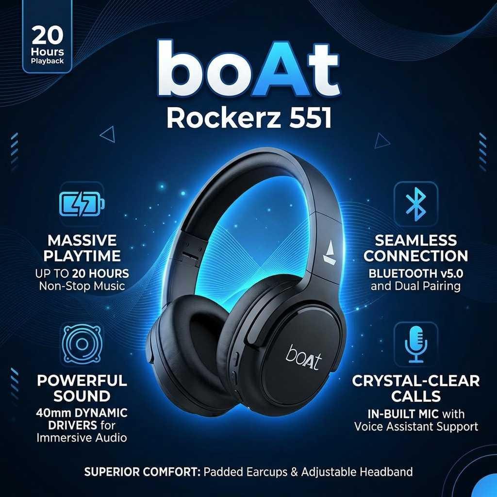 boAt Rockerz 551